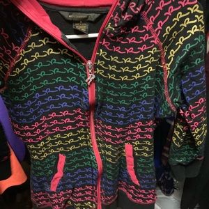Rocawear 3/4 sleeve zip but light jacket.